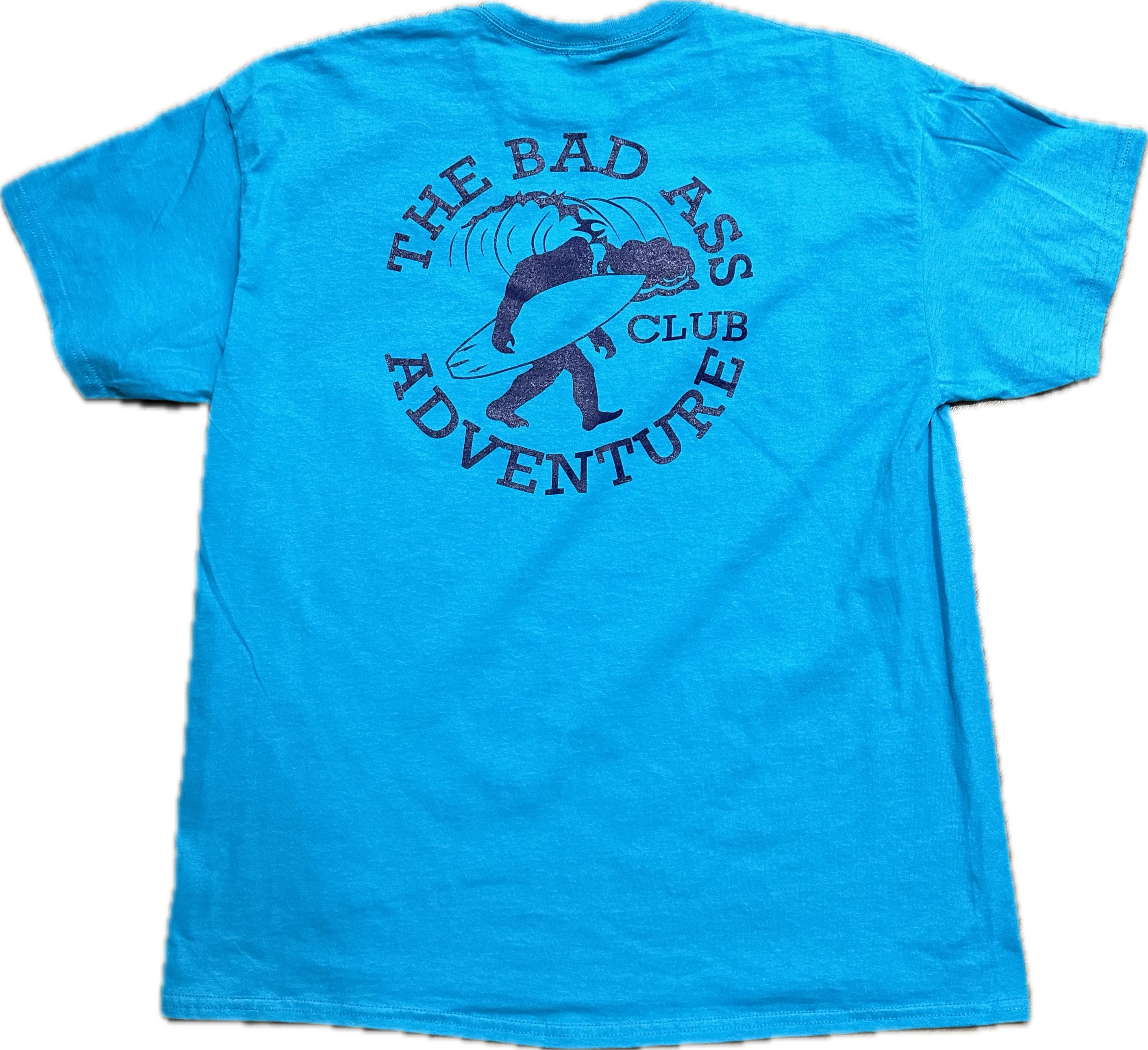 Surfing Sasquatch Tee - Blue