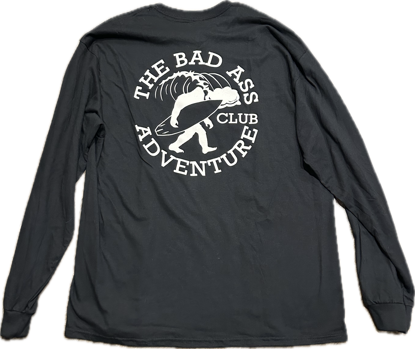 BA Adventure Club Surfing Sasquatch Long Sleeve Tee