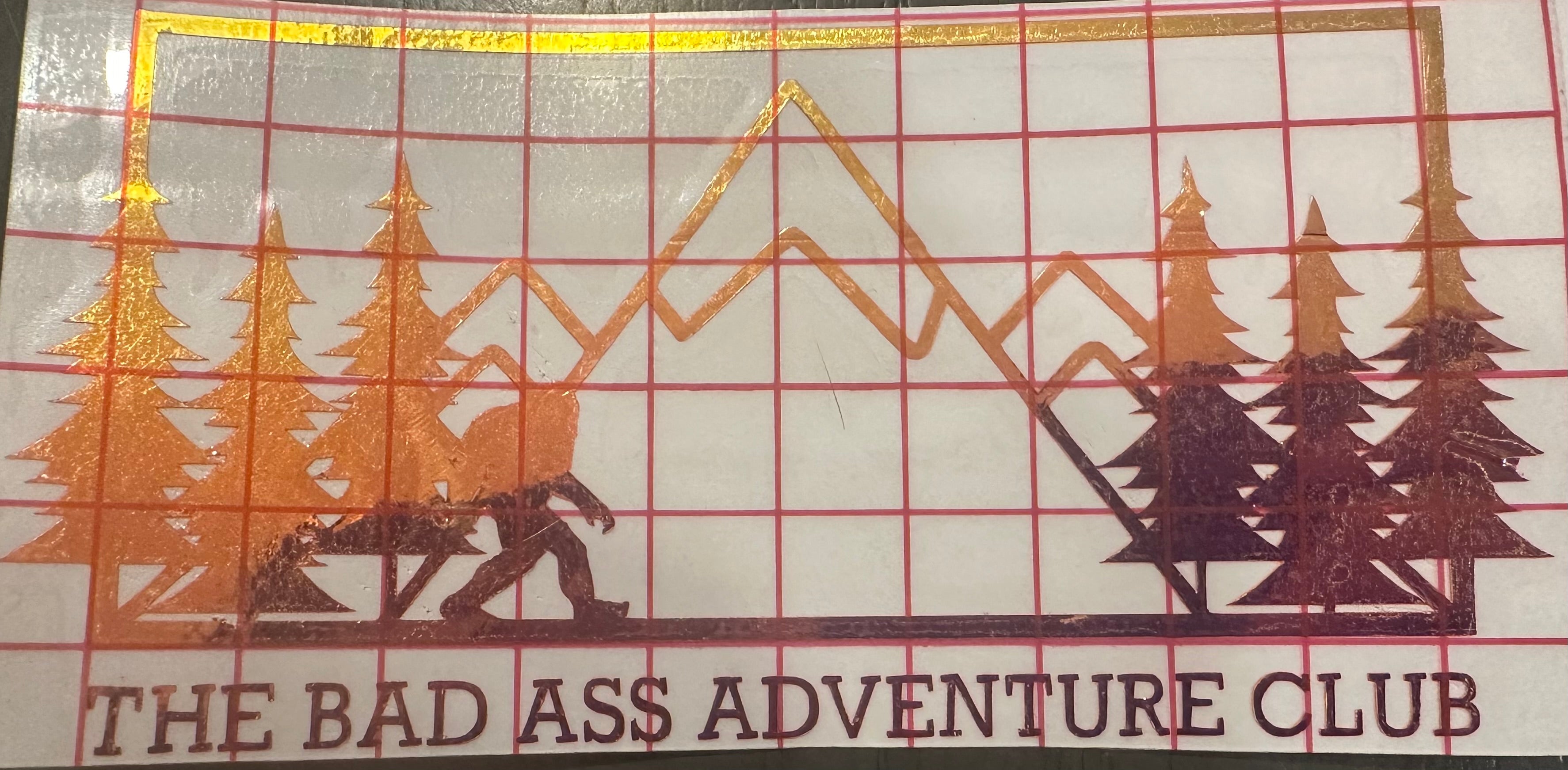 Sasquatch Mountains - Vinyl Sticker