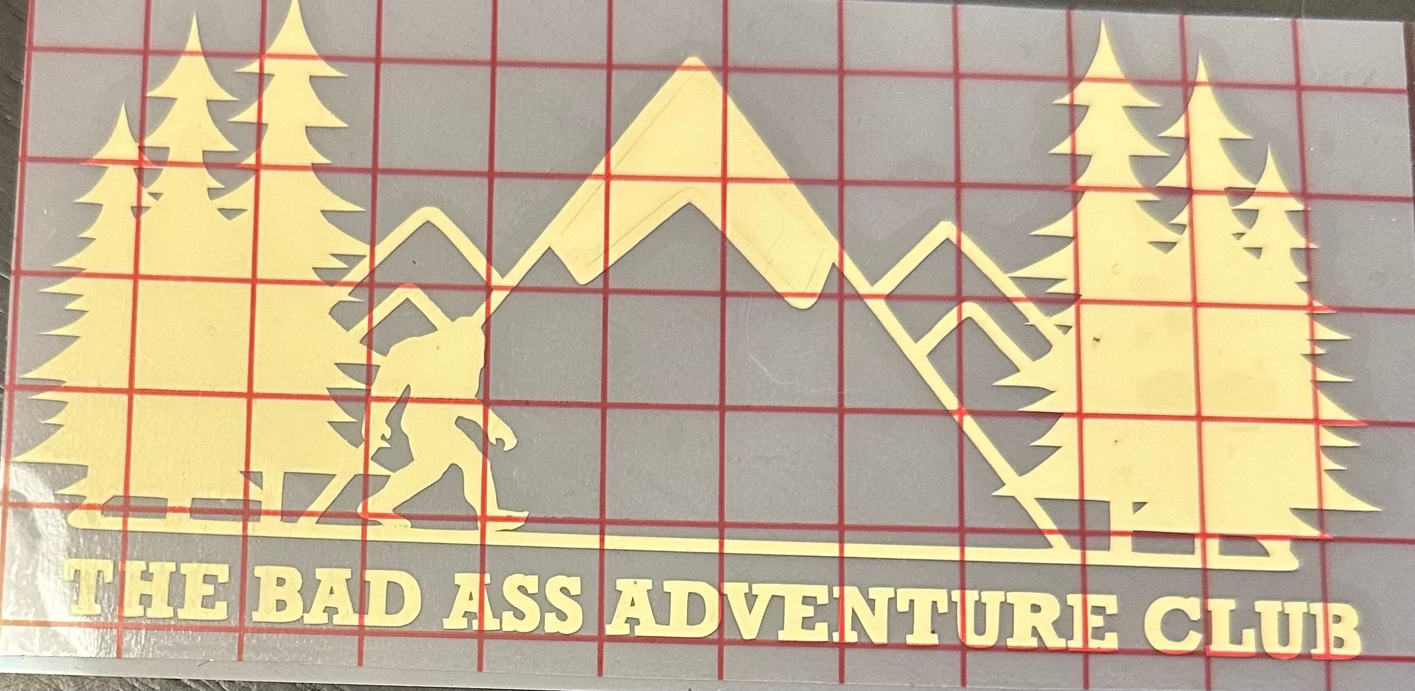 Sasquatch Mountains - Vinyl Sticker