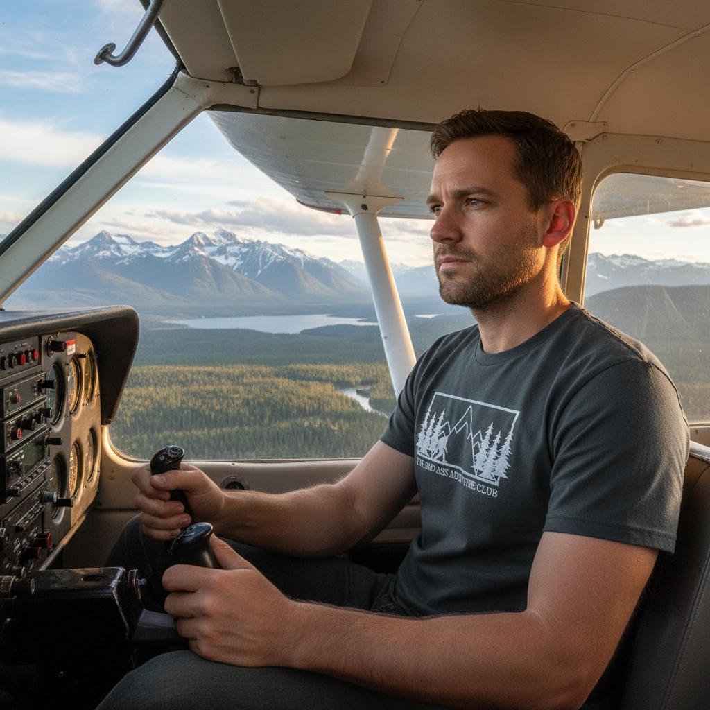 Sasquatch Mountains Tee - Black