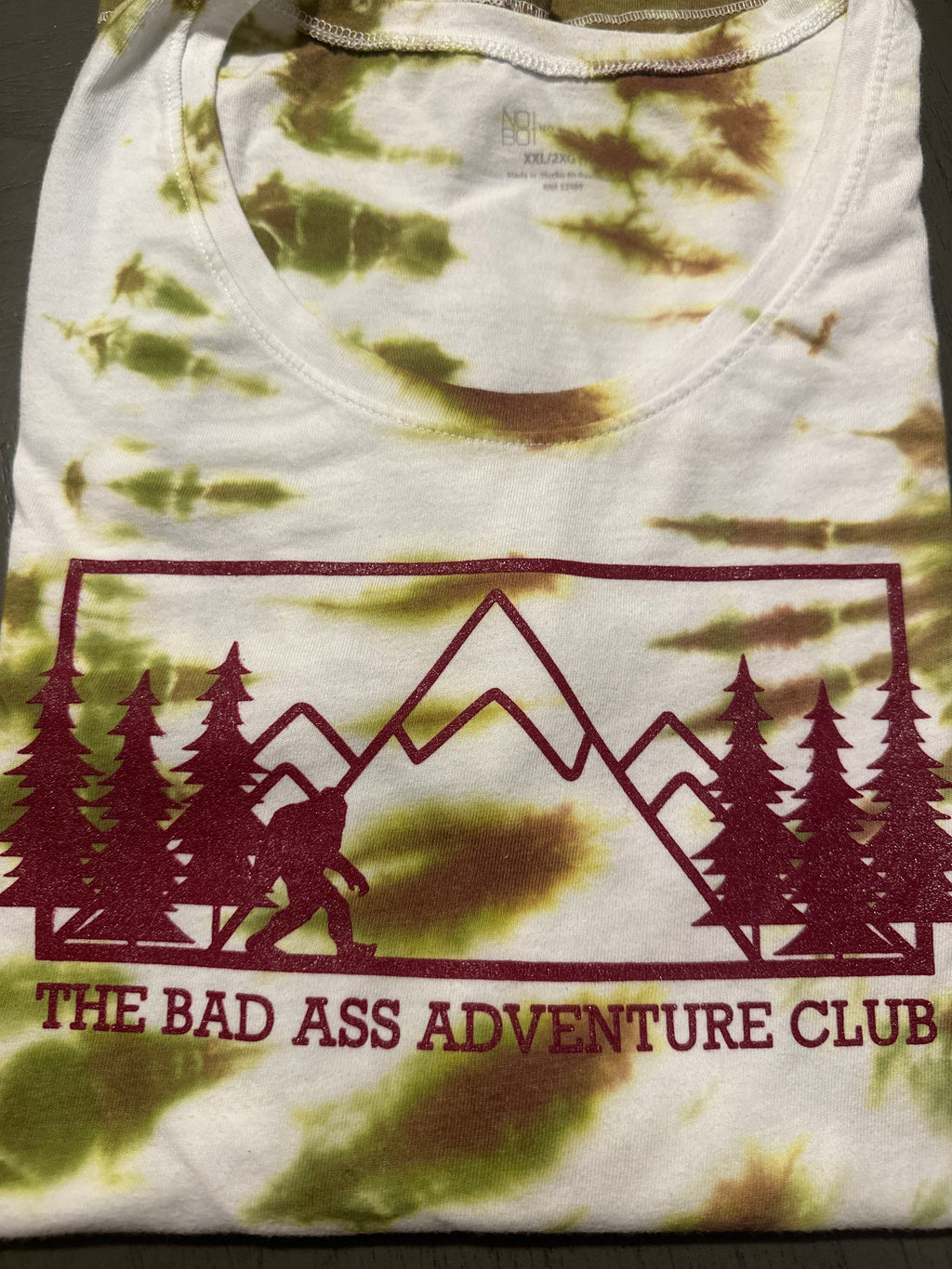 Women’s Sasquatch Mountain Tee - Tie Dye Snow