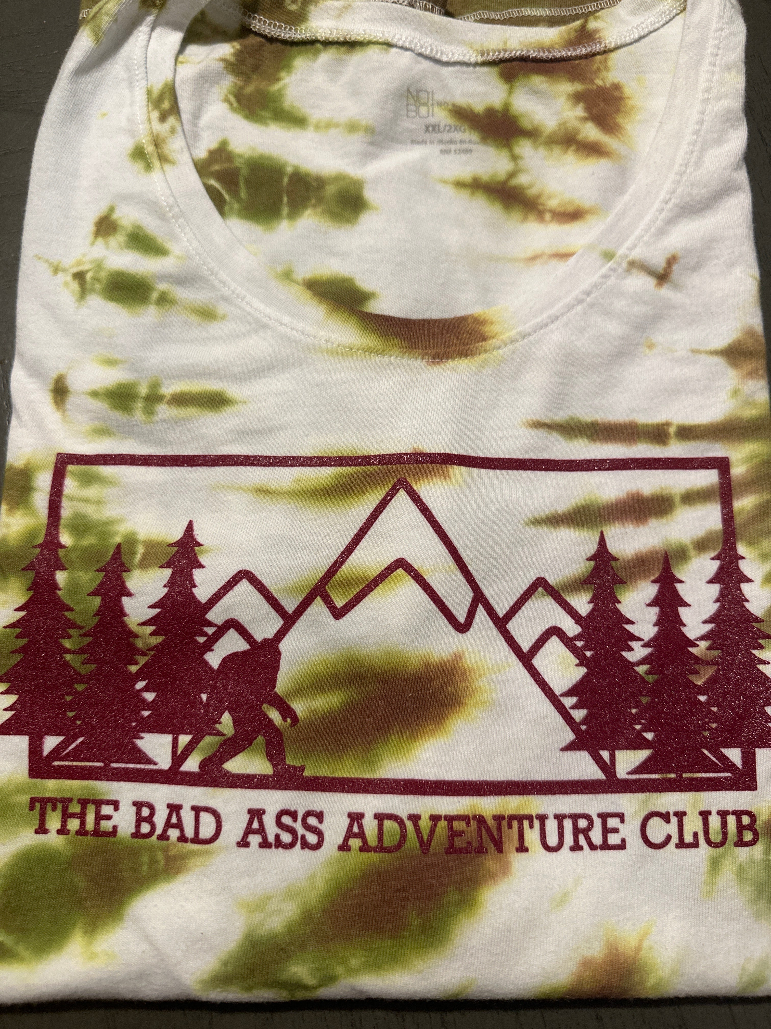 Women’s Sasquatch Mountain Tee - Tie Dye Snow