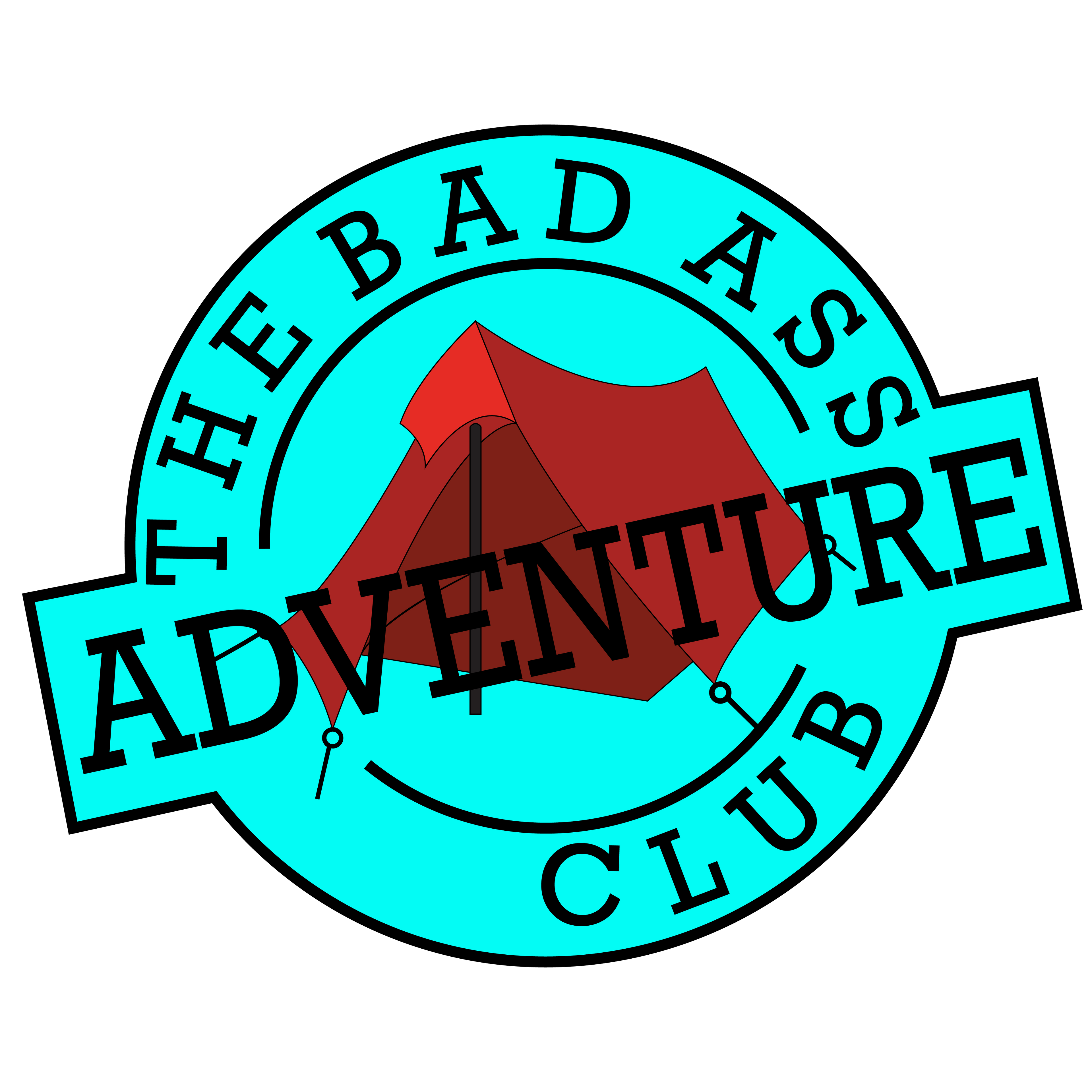 Backcountry Tent - Sticker