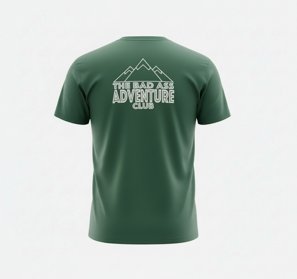 Bad Ass Mountain Tee - Forest Green