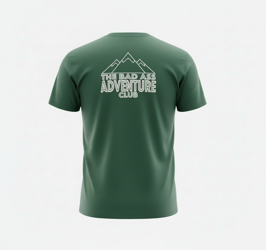 Bad Ass Mountain Tee - Forest Green