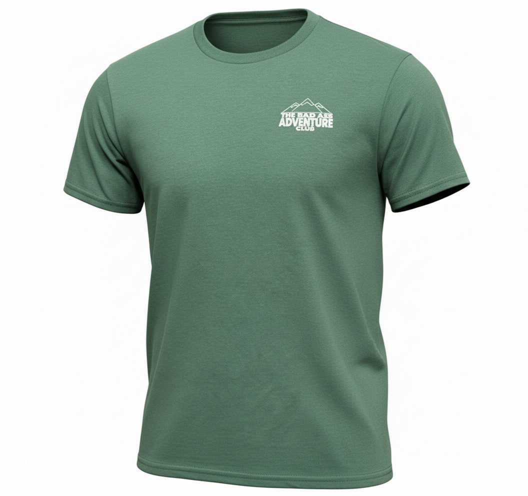 Bad Ass Mountain Tee - Forest Green