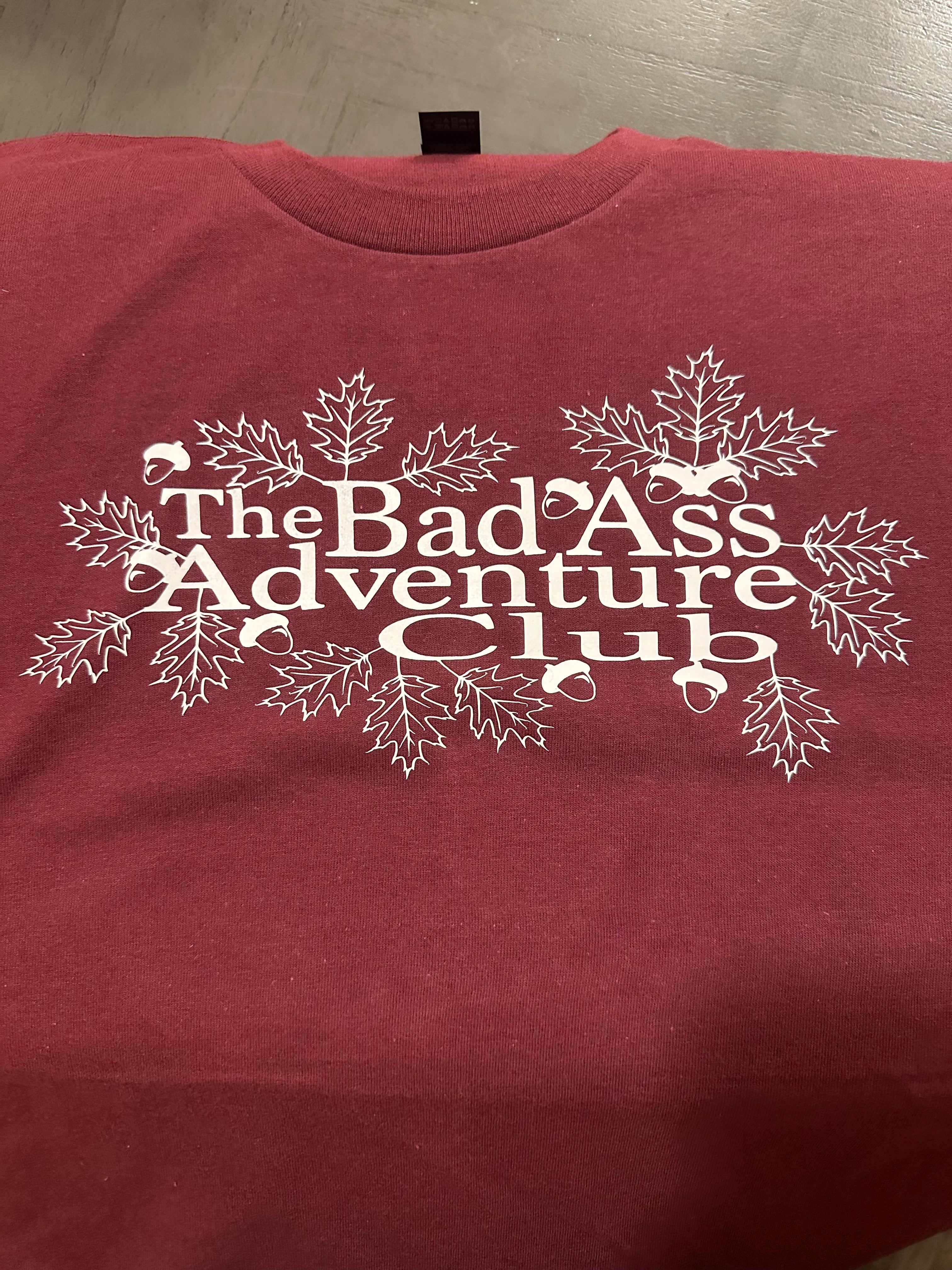 Oak Leaves Tee - Maroon