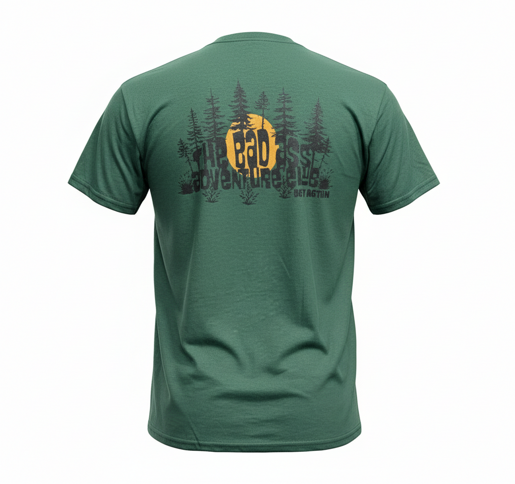 Bad Ass Forest Tee - Green