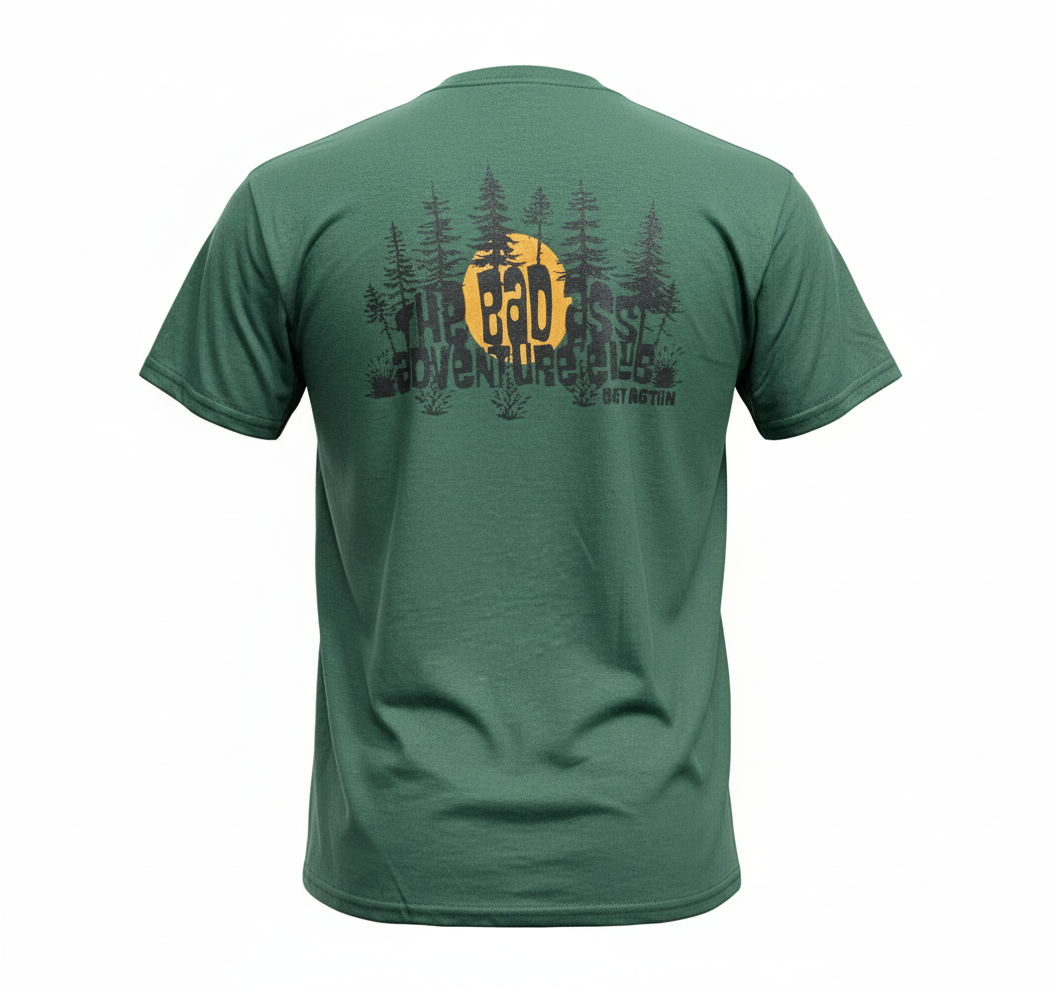 Bad Ass Forest Tee - Green