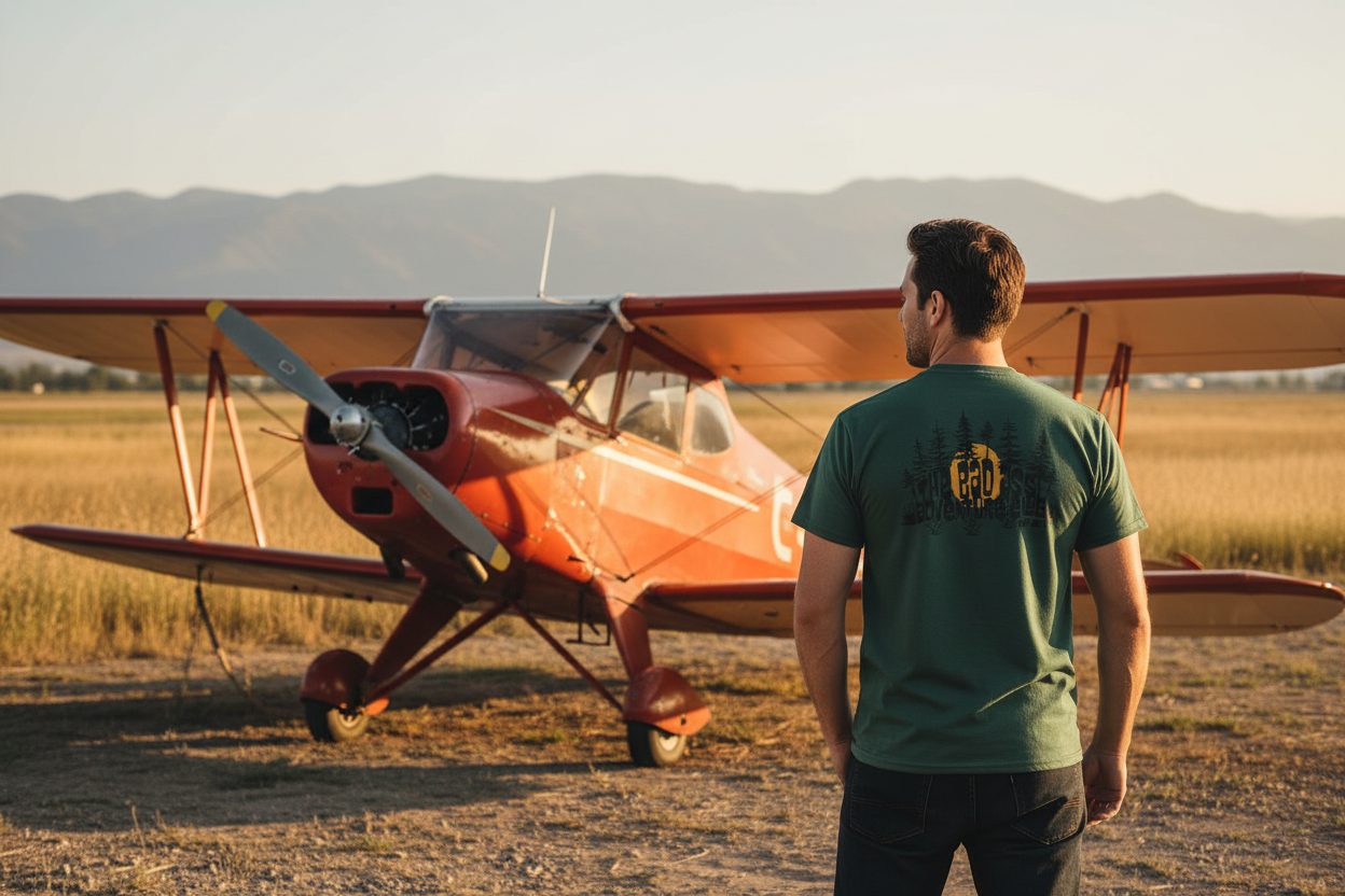 Bad Ass Forest Tee - Green