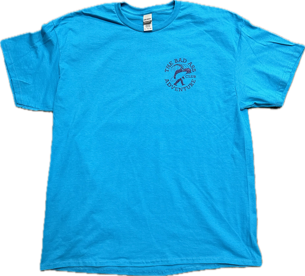 Surfing Sasquatch Tee - Blue