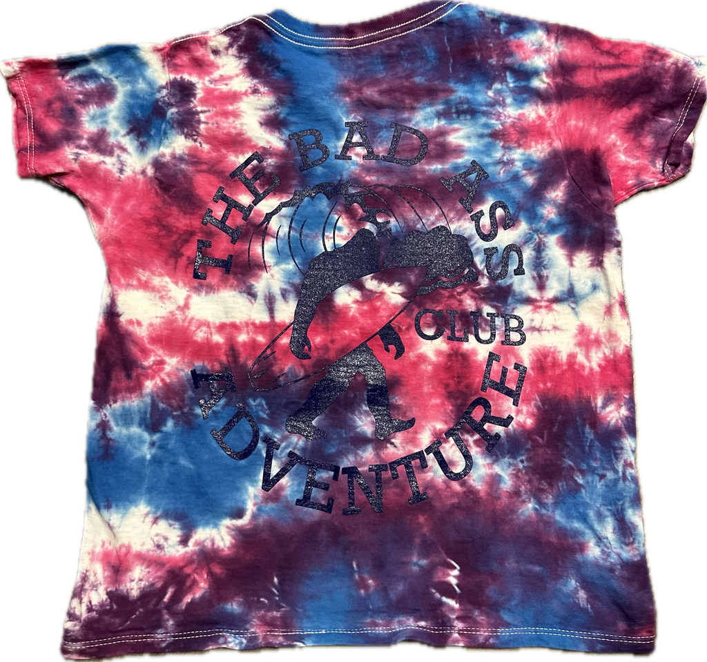 Youth Surfing Sasquatch Tee - Tie Dye