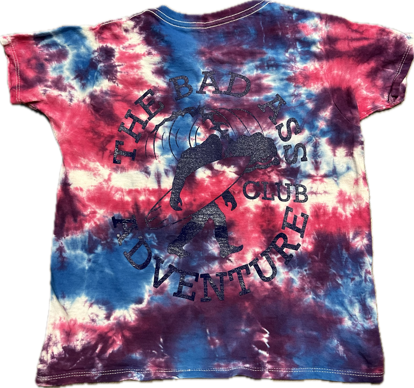 Youth Bad Ass Adventure Club Tee - Surfing Sasquatch