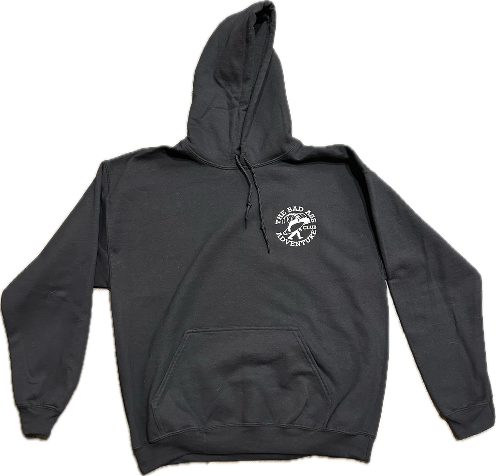 Surfing Sasquatch Hoodie - Black