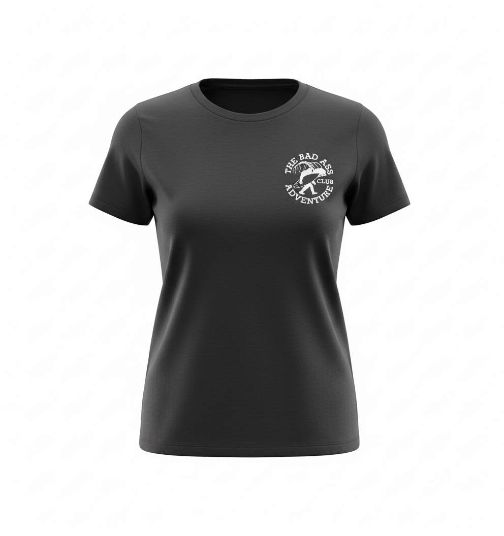 Women’s Surfing Sasquatch Tee - Black