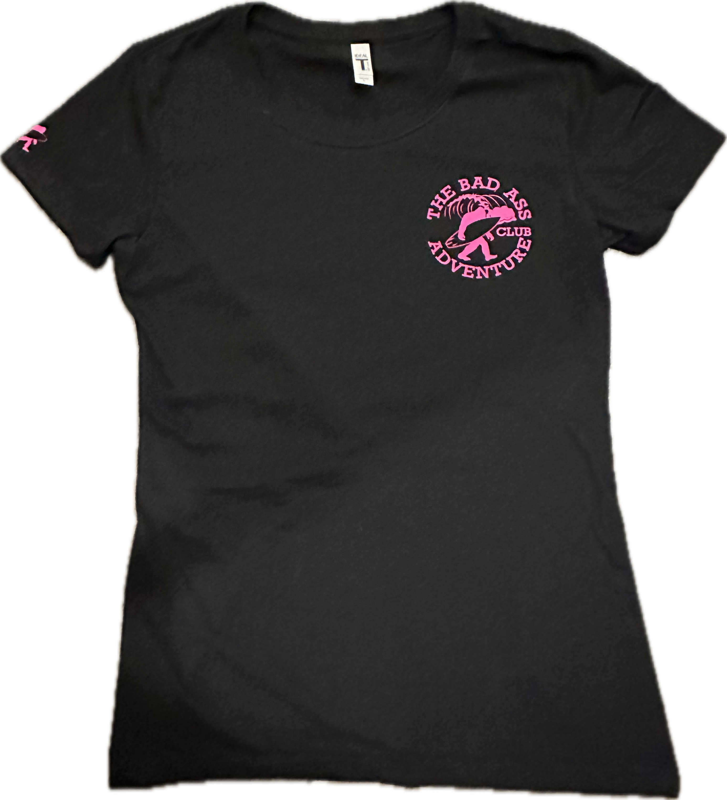 Women’s Surfing Sasquatch Tee - Black