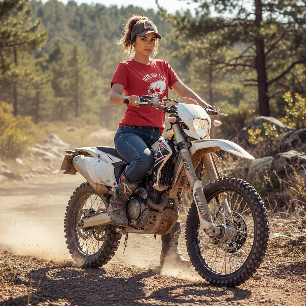 Conte Skull Tee - Red