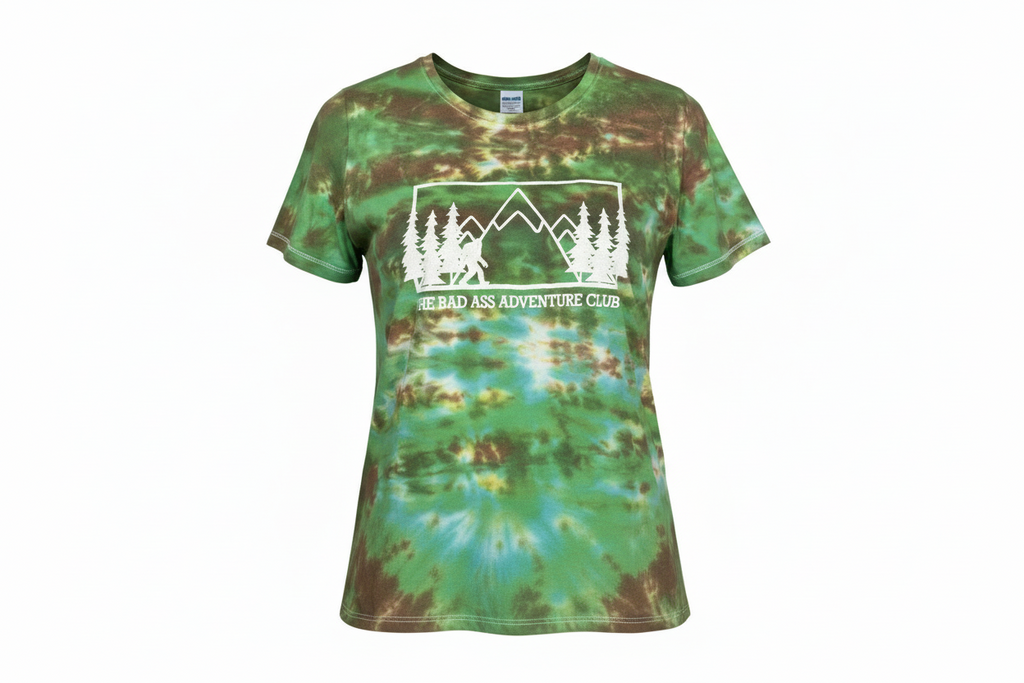 Women’s Sasquatch Mountains Tee - Tie Dye