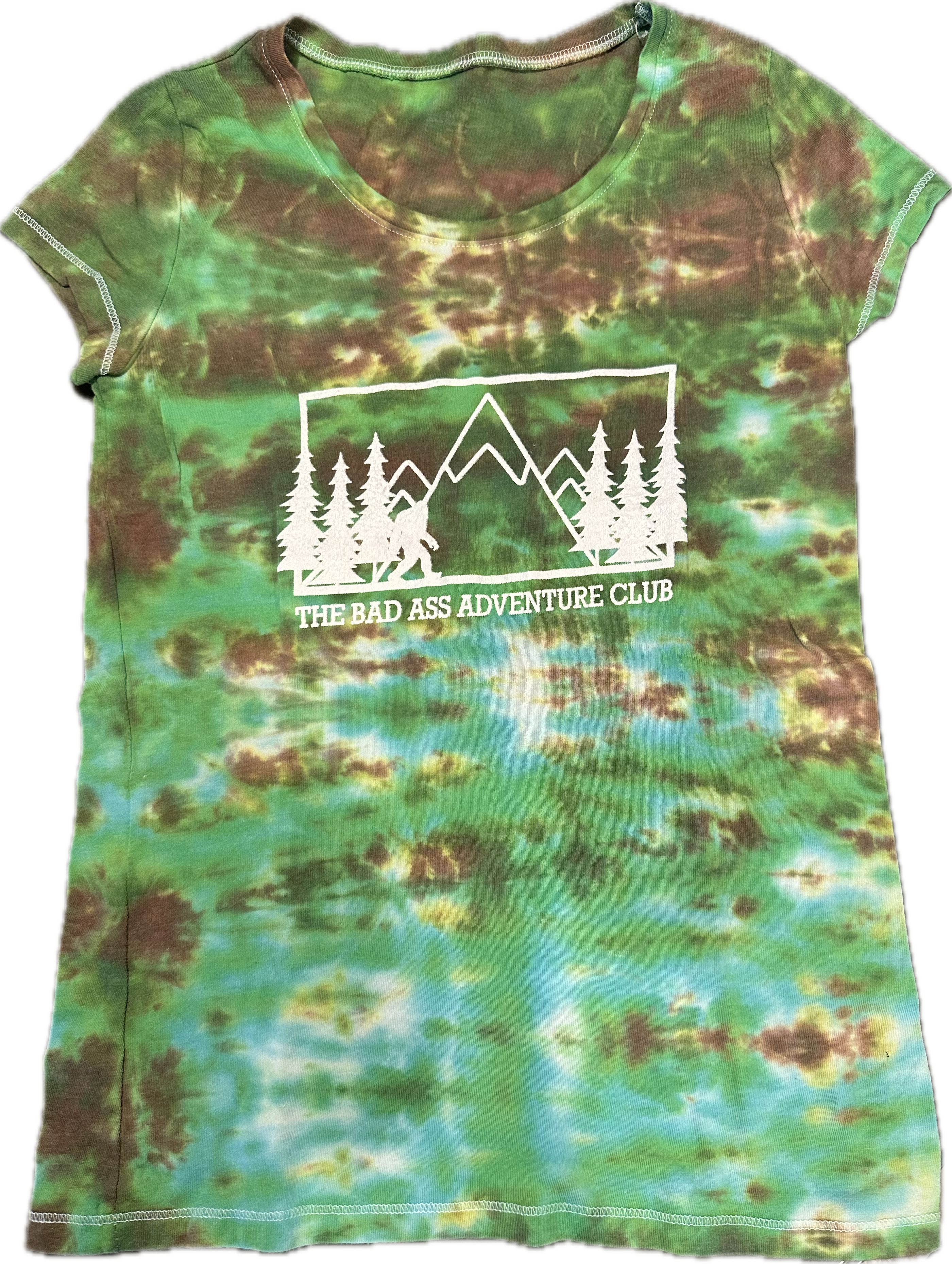Women’s Sasquatch Mountains Tee - Tie Dye