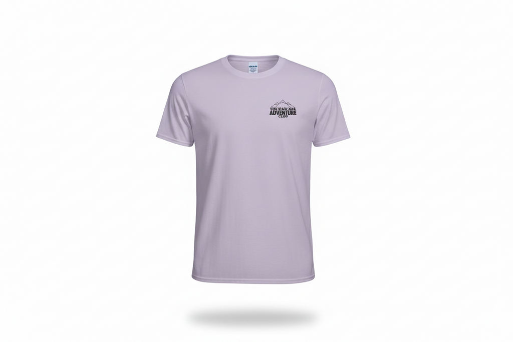 Bad Ass Mountains Tee - Lavender