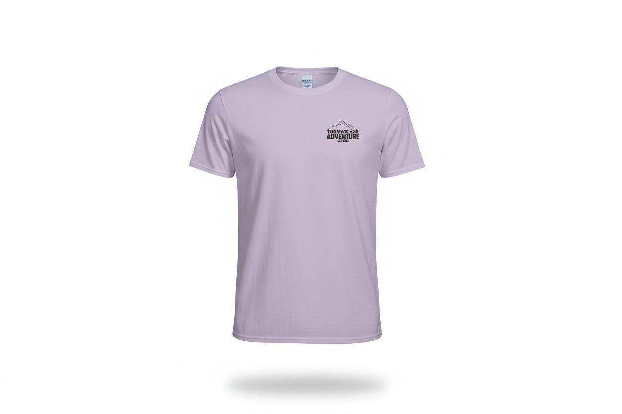 Bad Ass Mountains Tee - Lavender