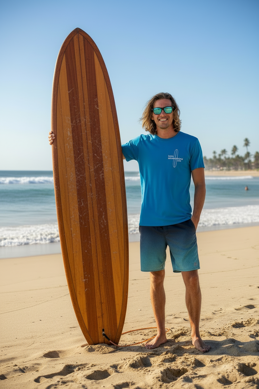 Longboard Tee - Blue