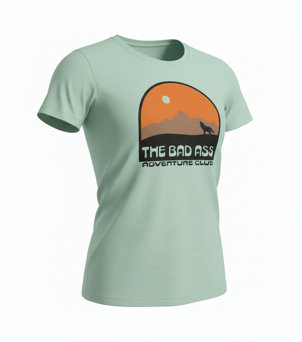 Women’s Wolf Tee - Seafoam Green