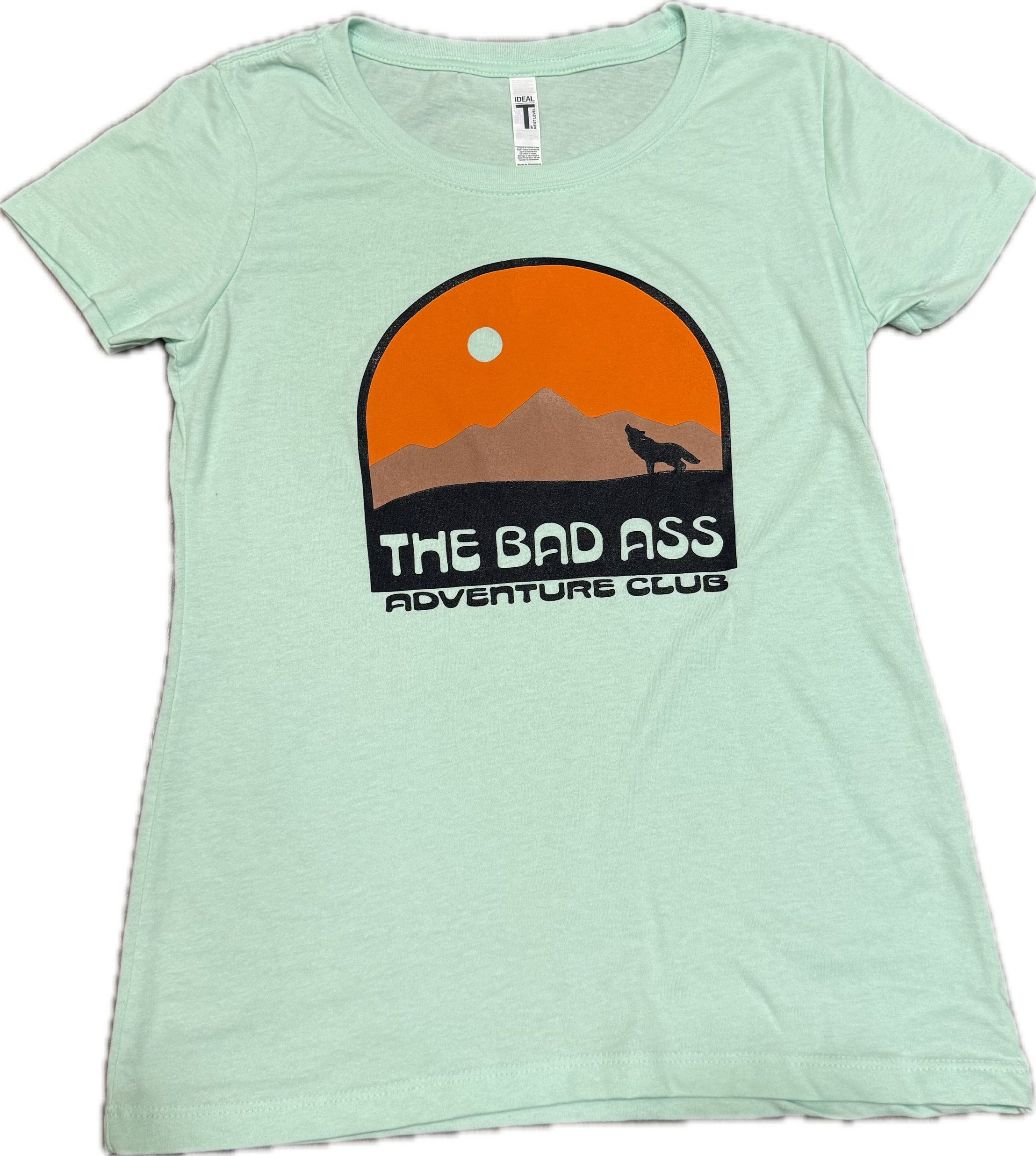 Women’s Wolf Tee - Seafoam Green