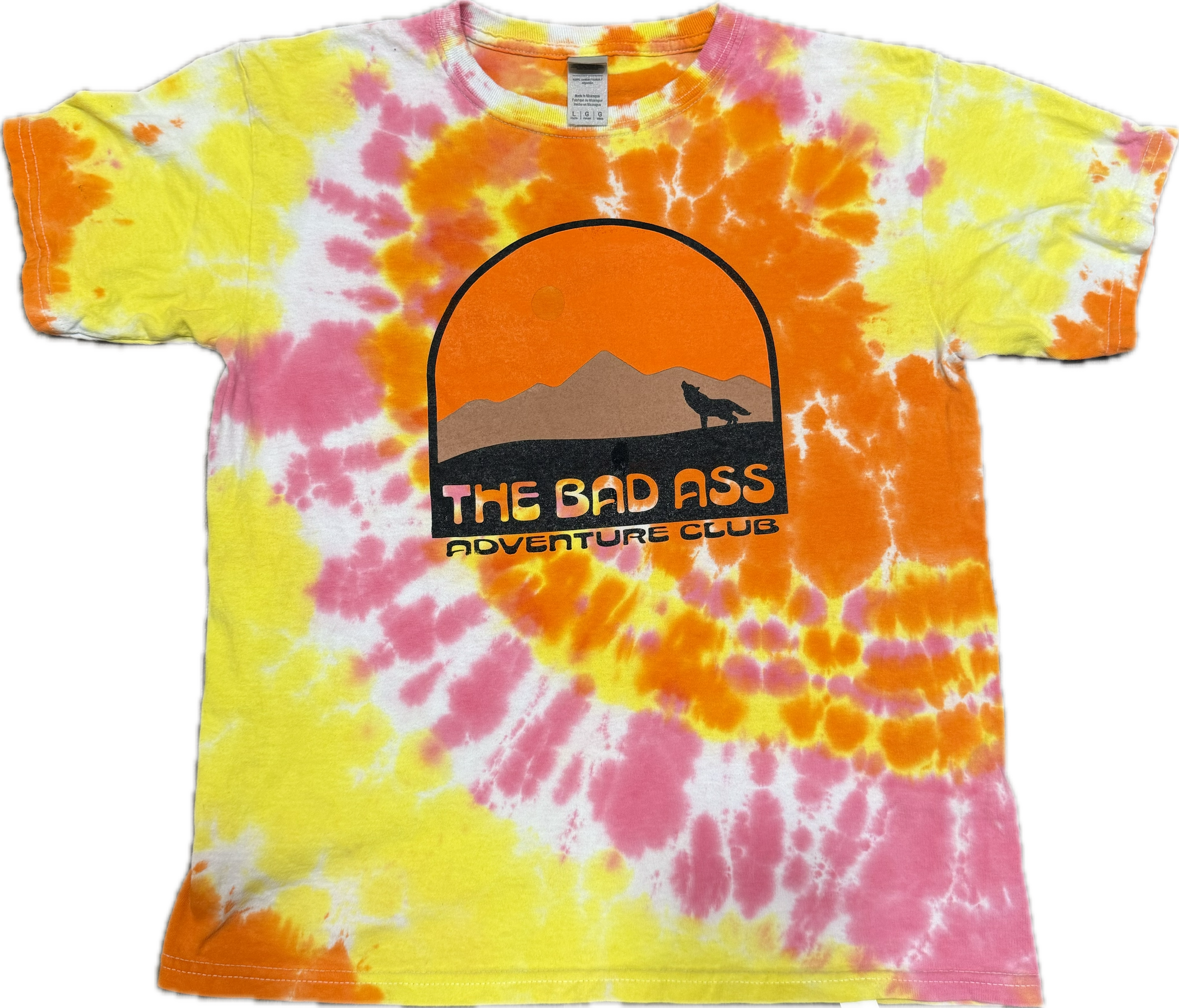 Youth Wolf Tee - Tie Dye