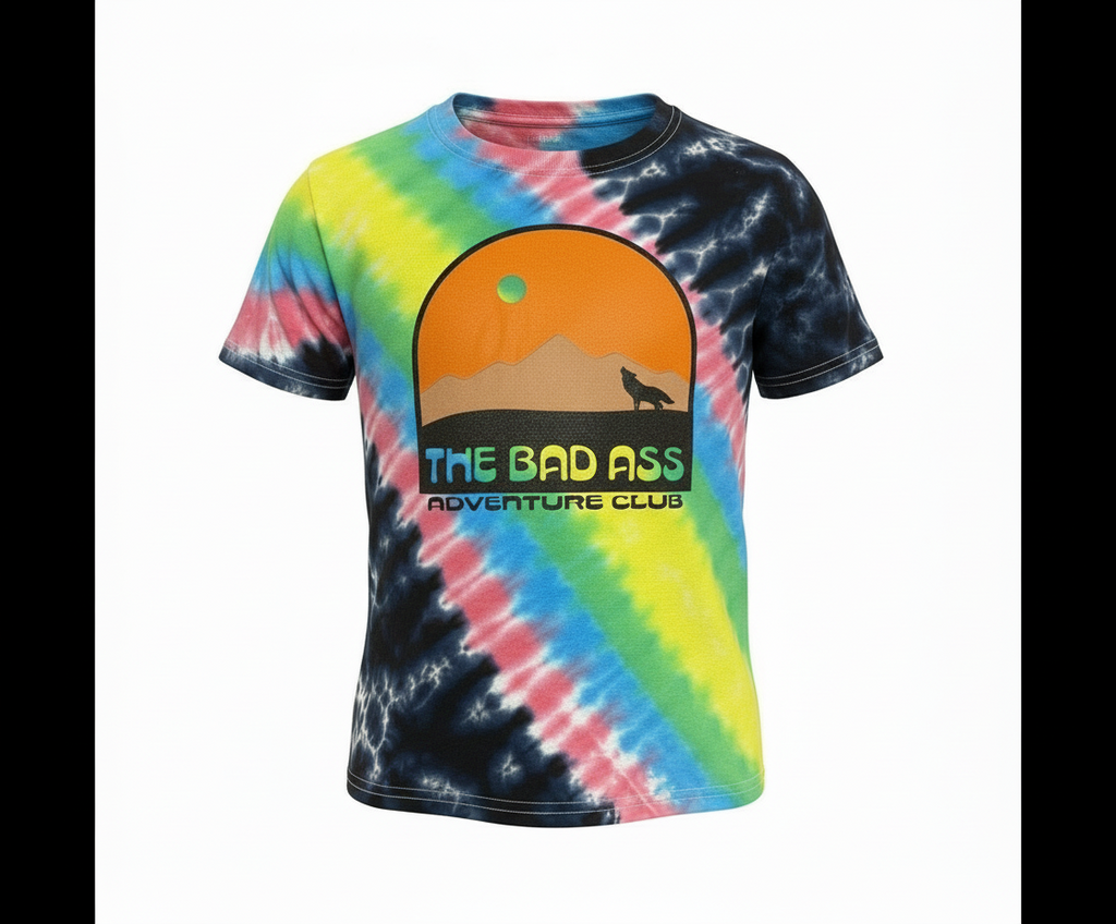 Youth Wolf Tee - Tie Dye