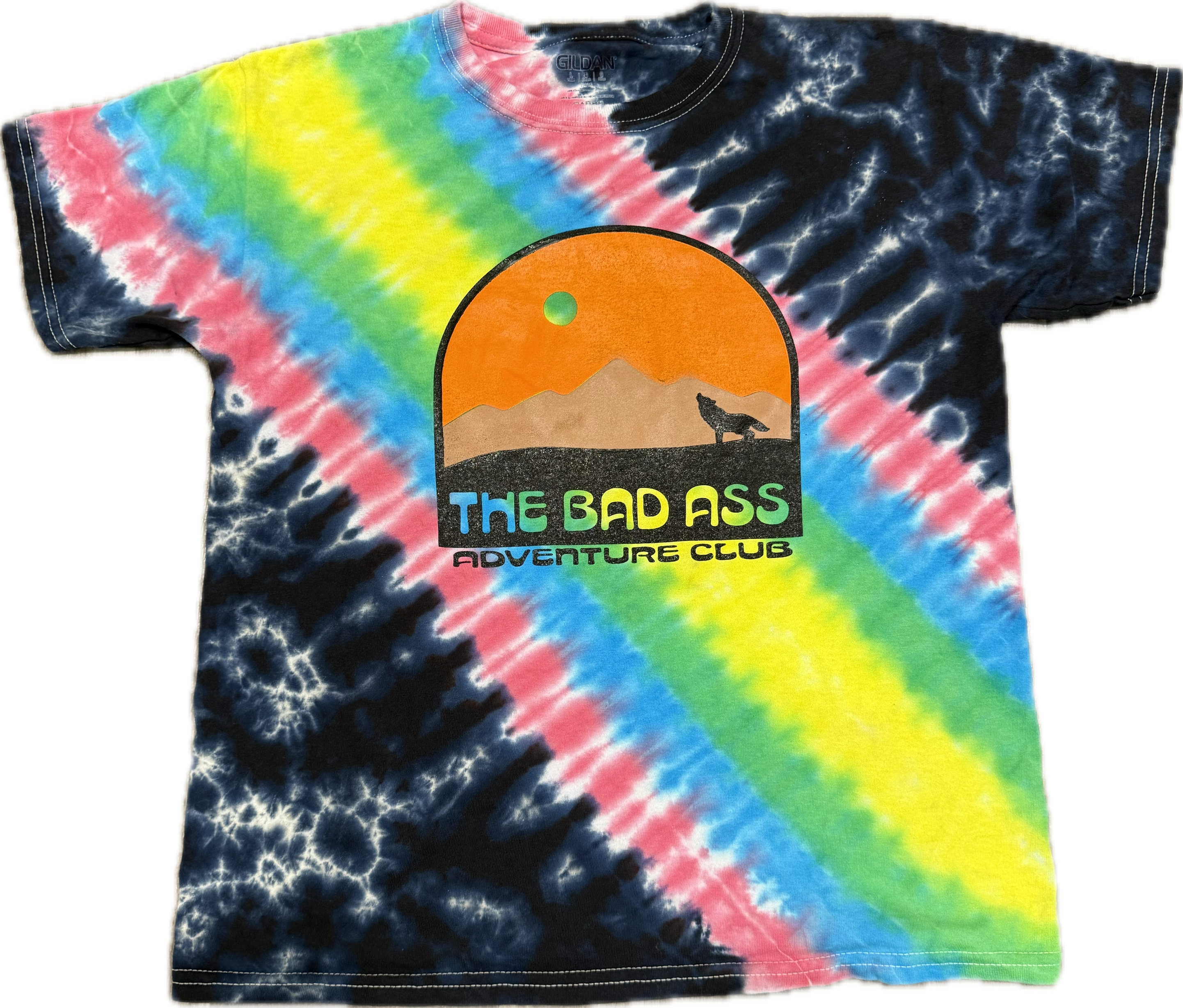 Youth Wolf Tee - Tie Dye